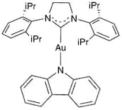 (1,3-Bis(2,6-diisopropylphenyl)imidazolidin-2-ylidene)(9H-carbazol-9-yl)gold(I), 95% [Au(SIPr)(cbz…