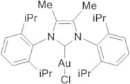 Chloro{1,3-bis[2,6-bis(1-methylethyl)phenyl]-1,3-dihydro-4,5-dimethyl-2H-imidazol-2-ylidene}gold(I…