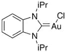 Chloro[1,3-dihydro-1,3-bis(1-methylethyl)-2H-benzimidazol-2-ylidene]gold, 95+%