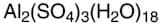 Aluminum sulfate octadecahydrate, 98+% (ACS)