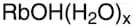 Rubidium hydroxide hydrate, fused solid (99.8%-Rb)