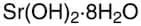 Strontium hydroxide octahydrate, tech. gr.