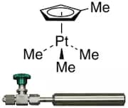 (Trimethyl)methylcyclopentadienylplatinum(IV), 99%, 78-1350, contained in 50 ml Swagelok® cylinder…