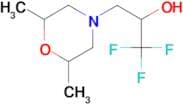 3-(2,6-Dimethylmorpholino)-1,1,1-trifluoro-2-propanol