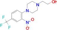 2-{4-[2-Nitro-4-(trifluoromethyl)phenyl]piperazino}-1-ethanol