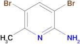 2-Amino-3,5-dibromo-6-methylpyridine
