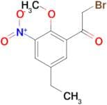 2-Bromo-1-(5-ethyl-2-methoxy-3-nitrophenyl)-ethanone