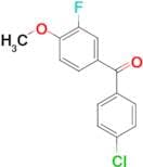 4-Chloro-3'-fluoro-4'-methoxybenzophenone