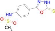 N-[4-(5-Mercapto-[1,3,4]oxadiazol-2-yl)-phenyl]-methanesulfonamide