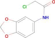 N-Benzo[1,3]dioxol-5-yl-2-chloro-acetamide