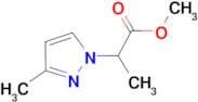 2-(3-Methyl-pyrazol-1-yl)-propionic acid methyl ester
