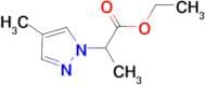 2-(4-Methyl-pyrazol-1-yl)-propionic acid ethyl ester