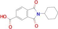 2-Cyclohexyl-1,3-dioxo-2,3-dihydro-1H -isoindole-5-carboxylic acid