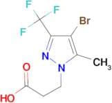 3-(4-Bromo-5-methyl-3-trifluoromethyl-pyrazol-1-yl)-propionic acid