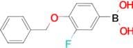4-Benzyloxy-3-fluorophenylboronic acid
