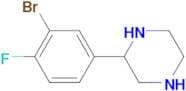 2-(3-Bromo-4-fluorophenyl)piperazine