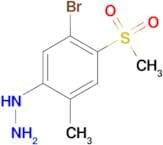 5-Bromo-2-methyl-4-methylsulfonylphenylhydrazine