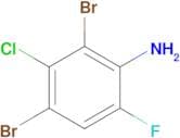 2,4-Dibromo-3-chloro-6-fluoroaniline