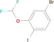 4-Bromo-2-(difluoromethoxy)iodobenzene