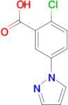 2-Chloro-5-(1H-pyrazol-1-yl)benzoic acid