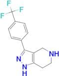 3-[4-(Trifluoromethyl)phenyl]-4,5,6,7-tetrahydro-1H-pyrazolo[4,3-c]pyridine