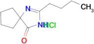 2-Butyl-1,3-diaza-spiro[4.4]non-1-en-4-one hydrochloride