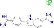 2-(4-CARBAMIMIDOYLPHENYL)-1H-INDOLE-6-CARBOXIMIDAMIDE 2HCL