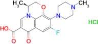 (S)-9-Fluoro-3-methyl-10-(4-methylpiperazin-1-yl)-7-oxo-3,7-dihydro-2H-[1,4]oxazino[2,3,4-ij]quino…