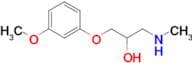 1-(3-Methoxy-phenoxy)-3-methylamino-propan-2-ol