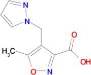 5-Methyl-4-pyrazol-1-ylmethyl-isoxazole-3-carboxylic acid