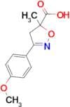 3-(4-Methoxy-phenyl)-5-methyl-4,5-dihydro-isoxazole-5-carboxylic acid