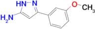 5-(3-Methoxy-phenyl)-2H-pyrazol-3-ylamine