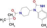 Tert-Butyl 4-(6-methyl-2-oxo-2,3-dihydro-1H-1,3-benzodiazol-1-yl)piperidine-1-carboxylate