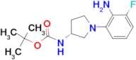 (R)-tert-Butyl 1-(2-amino-3-fluorophenyl)pyrrolidin-3-ylcarbamate
