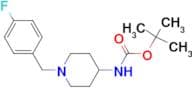 Tert-Butyl 1-(4-fluorobenzyl)piperidin-4-ylcarbamate