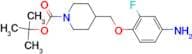 Tert-Butyl 4-[(4-amino-2-fluorophenoxy)methyl]piperidine-1-carboxylate