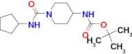 Tert-Butyl 1-(cyclopentylcarbamoyl)piperidin-4-ylcarbamate