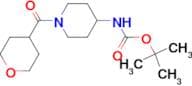 Tert-Butyl 1-(tetrahydro-2H-pyran-4-carbonyl)piperidin-4-ylcarbamate
