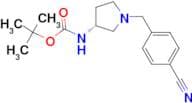 (R)-tert-Butyl 1-(4-cyanobenzyl)pyrrolidin-3-ylcarbamate