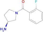 (S)-(3-Aminopyrrolidin-1-yl)(2-fluorophenyl)methanone