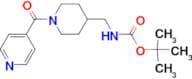 Tert-Butyl [(1-isonicotinoylpiperidin-4-yl)methyl]carbamate