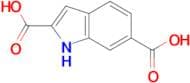 1H-Indole-2,6-dicarboxylic acid