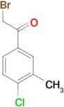 2-Bromo-1-(4-chloro-3-methylphenyl)ethanone