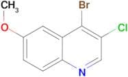 4-Bromo-3-chloro-6-methoxyquinoline
