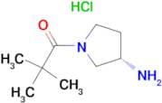 (S)-1-(3-Aminopyrrolidin-1-yl)-2,2-dimethylpropan-1-one hydrochloride