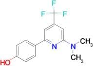 4-(6-Dimethylamino-4-trifluoromethyl-pyridin-2-yl)-phenol