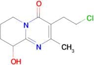 3-(2-Chloroethyl)-6,7,8,9-tetrahydro-9-hydroxy-2-methyl-4H-pyrido[1,2-a]pyrimidine-4-one