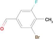 5-Bromo-3-fluoro-4-methylbenzaldehyde