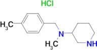 Methyl-(4-methyl-benzyl)-piperidin-3-yl-amine hydrochloride