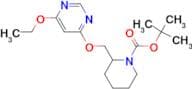 2-(6-Ethoxy-pyrimidin-4-yloxymethyl)-piperidine-1-carboxylic acid tert-butyl ester